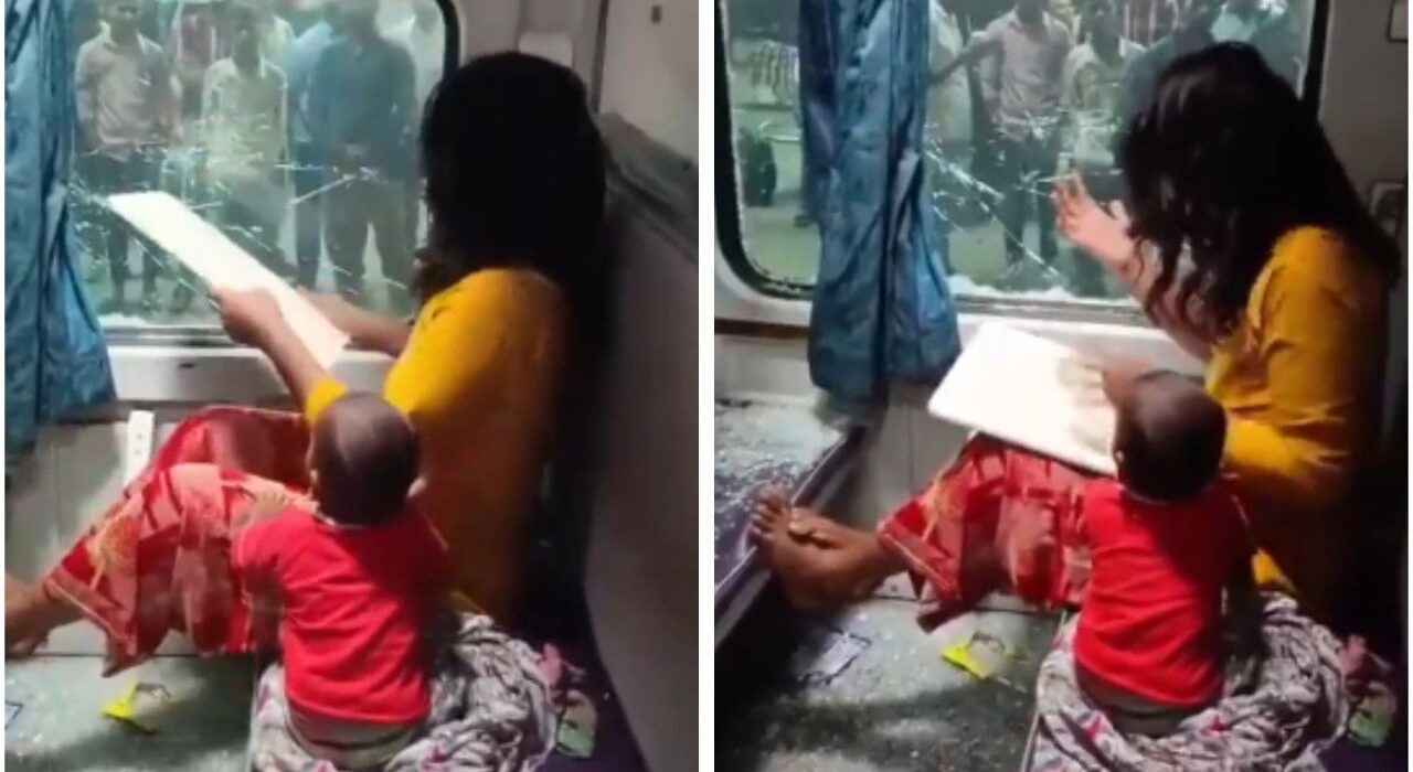 Viral Train Video Out: Distressed woman breaks AC coach window after purse theft