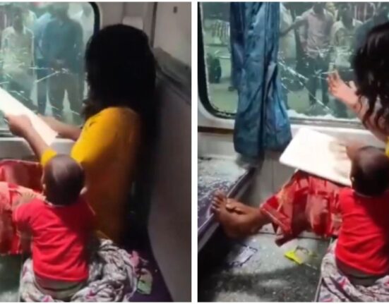 Viral Train Video Out: Distressed woman breaks AC coach window after purse theft