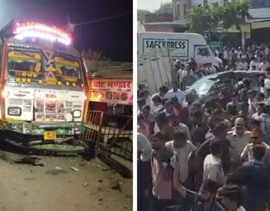 19 people dead, and dozens injured after drunk truck driver drags vehicles for 5 km in Jaipur