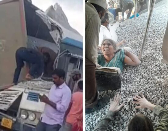 20 killed in Telangana bus accident, Bodies Buried In Gravel