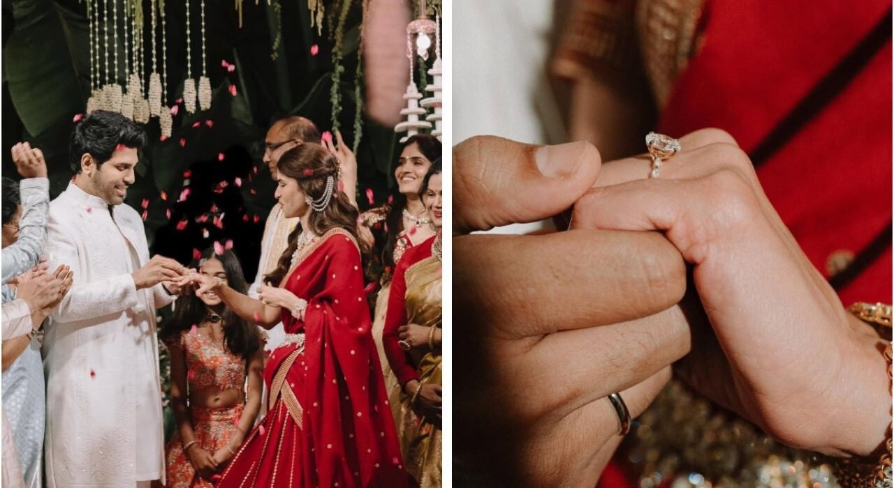 Allu Sirish Engages Girlfriend Nayanika Reddy in Intimate Family Ceremony
