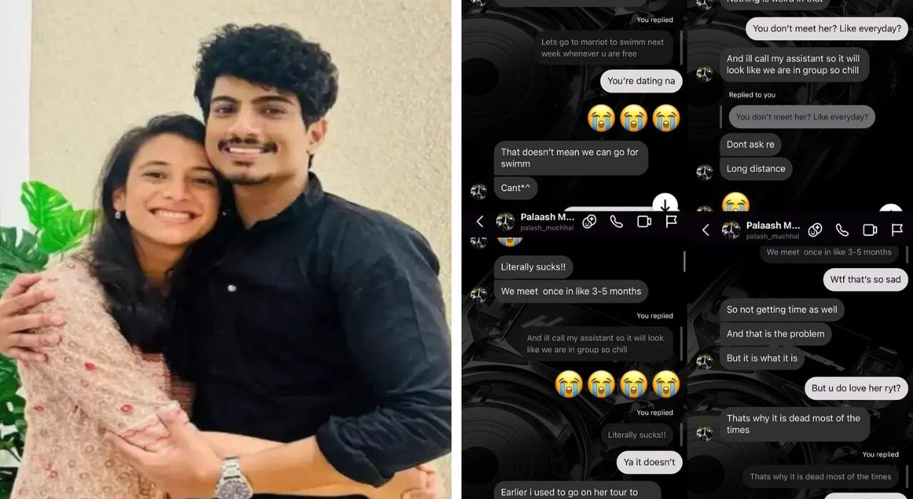 Did Palash Muchhal Cheated on Smriti Mandhana, His Flirty Texts going viral
