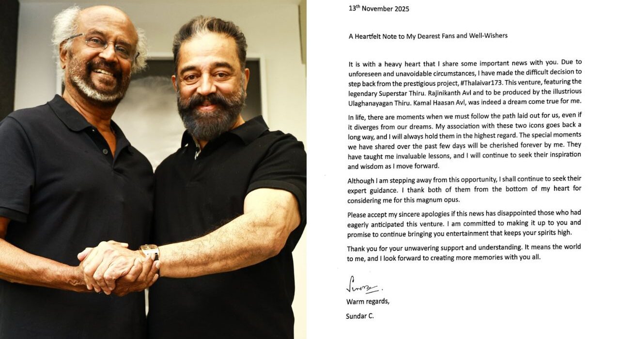Director Sundar C Exits Rajinikanth's Thalaivar 173 Days After Announcement