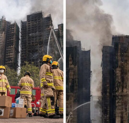 Hong Kong Building Fire, 55 Dead in 7 High-Rise Buildings, 3 Arrested