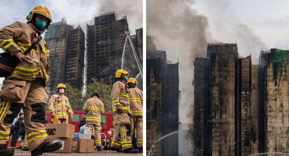 Hong Kong Building Fire, 55 Dead in 7 High-Rise Buildings, 3 Arrested