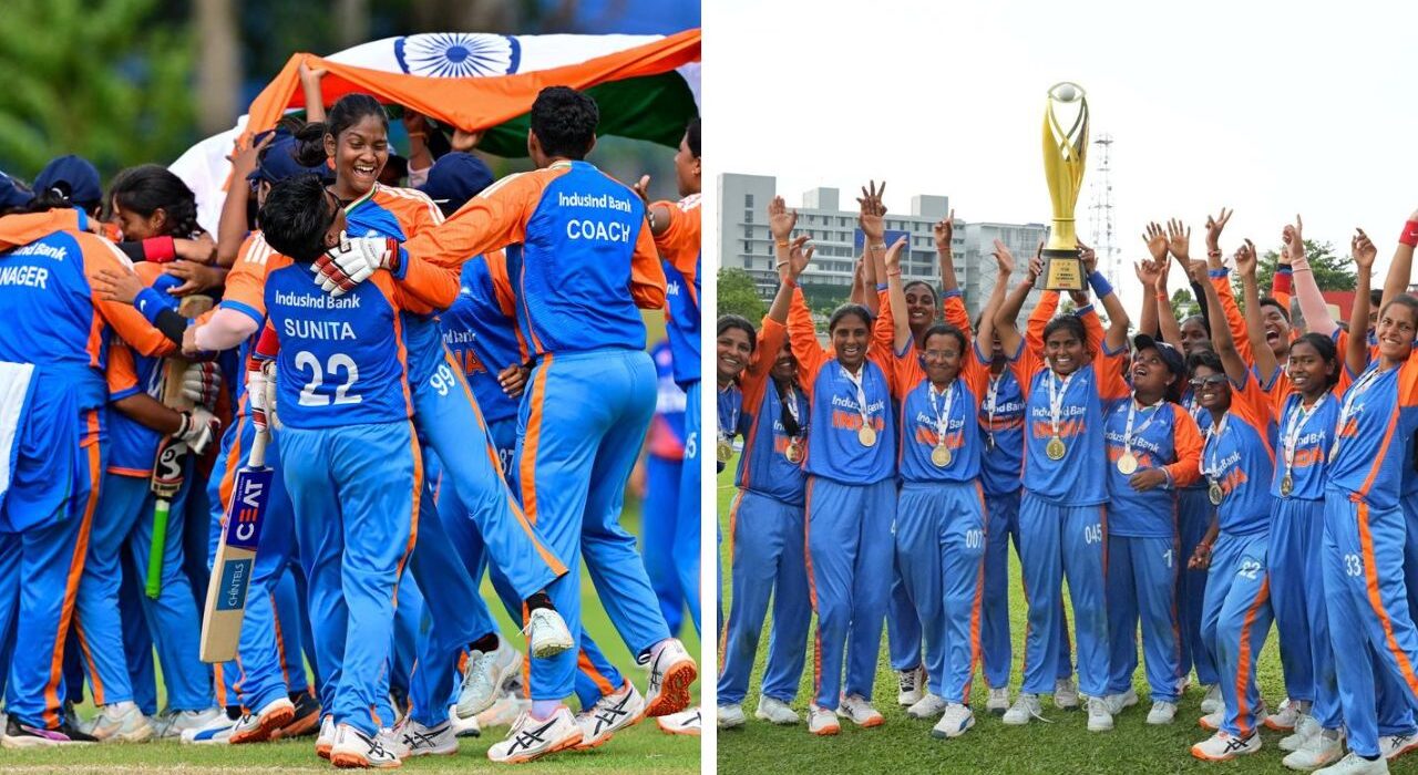 India's Women's Blind Cricket Team Wins Inaugural T20 World Cup