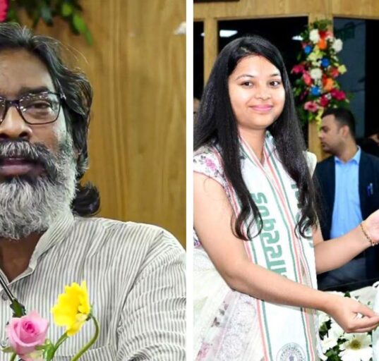 Jharkhand CM issues 10,000 + Employment Letters upon 1 year of successful Govt completion