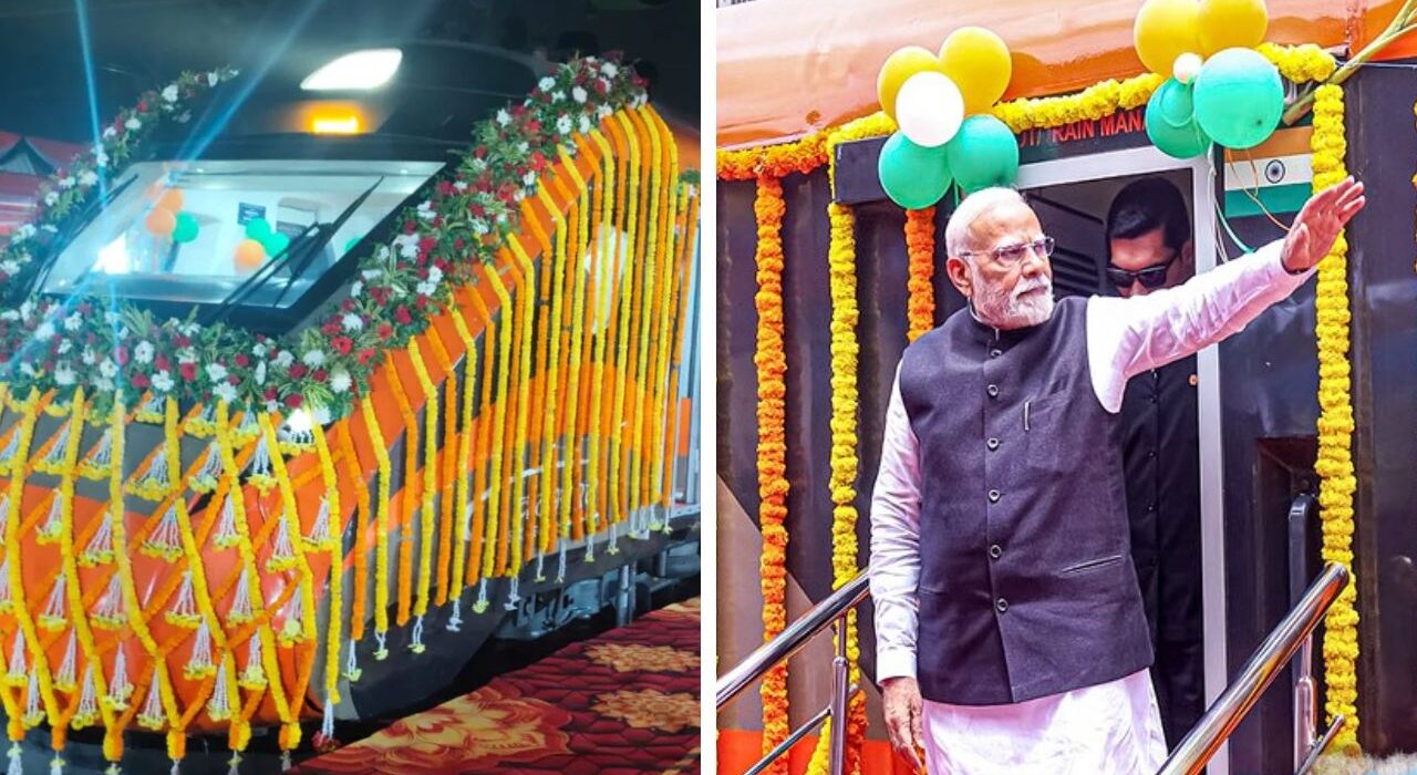 Prime Minister Narendra Modi Flags Off Four New Vande Bharat Trains from Varanasi