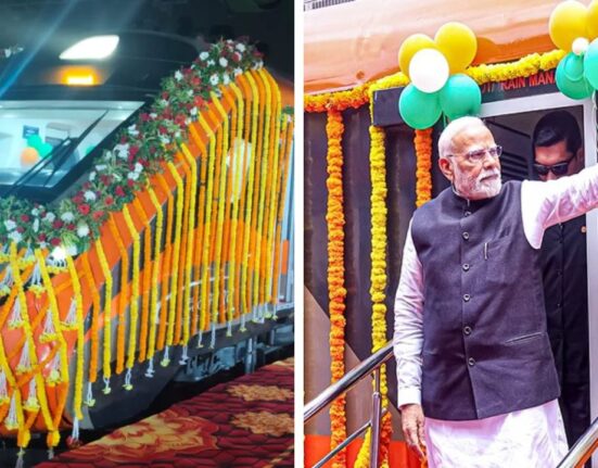 Prime Minister Narendra Modi Flags Off Four New Vande Bharat Trains from Varanasi