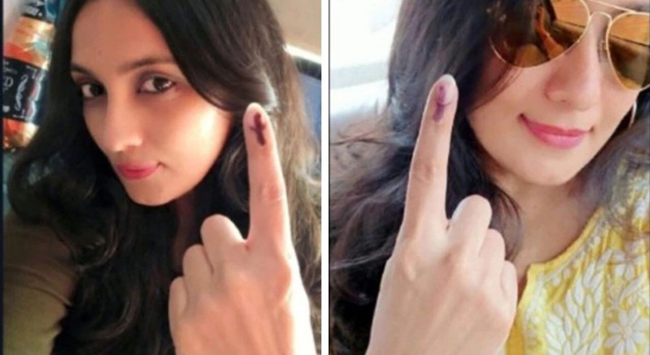 Pune woman clarifies on viral pics about vote chori charge, dismiss allegations of One voter, two states