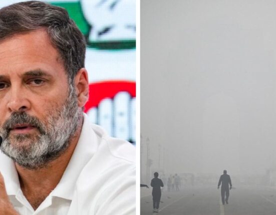 Rahul Gandhi Meets Mothers Facing Delhi's Toxic Smog Crisis