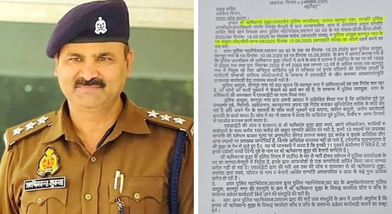 Uttar Pradesh Suspends DSP Rishikant Shukla Over ₹100 Crore Assets