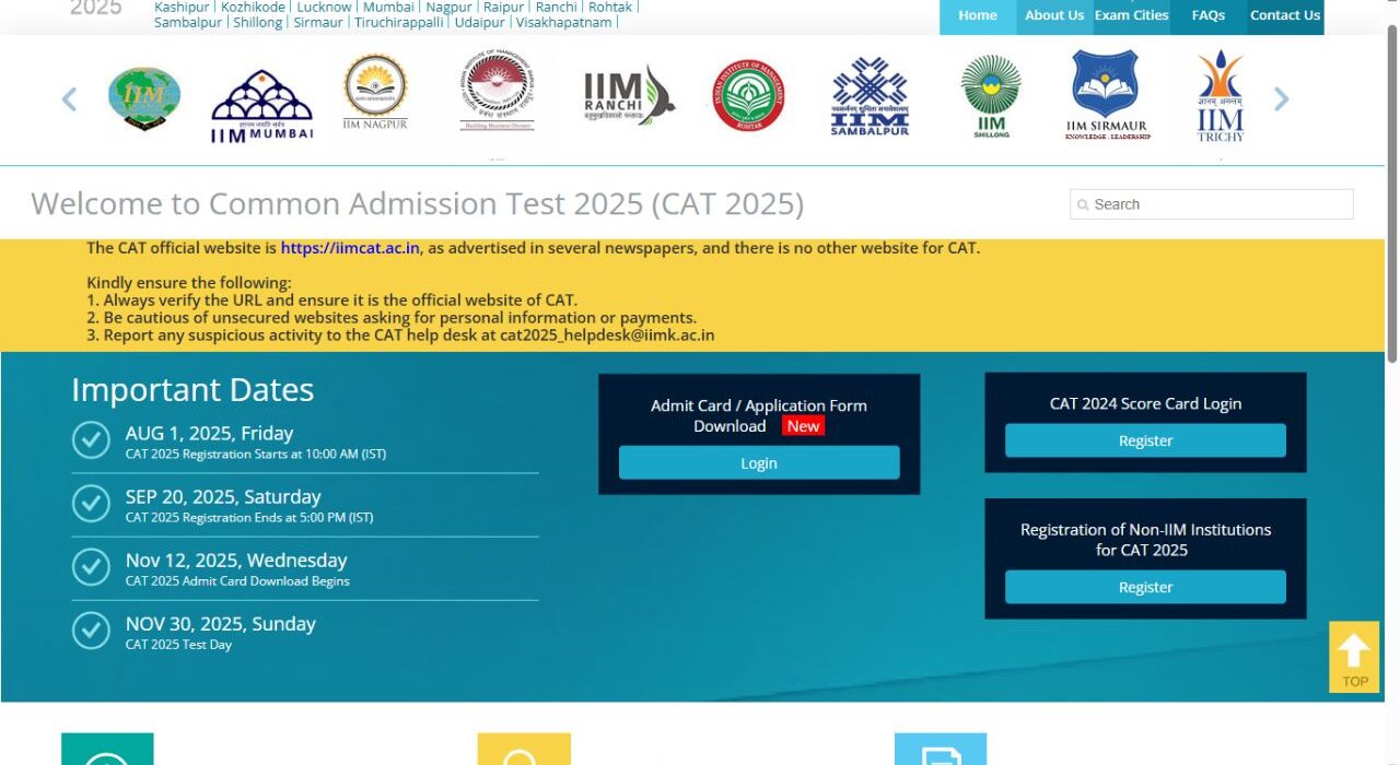 CAT 2025 Exam Answer Key to released today, Download Now