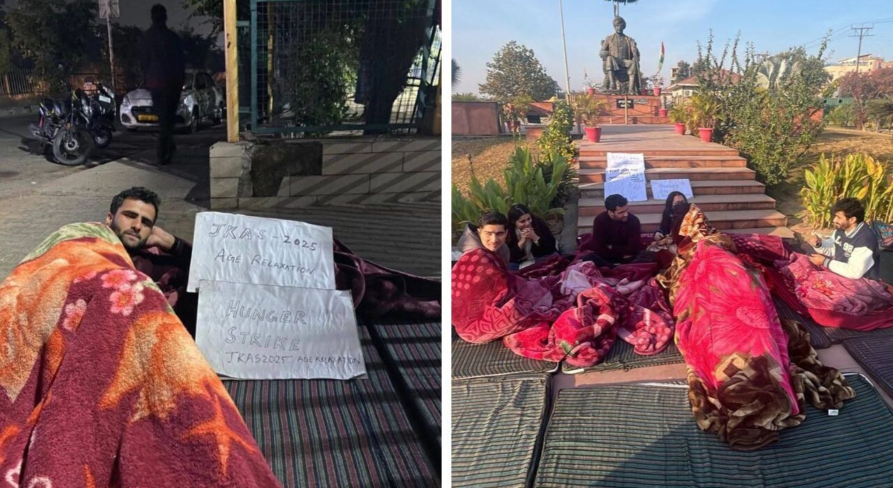 JKAS Aspirants on Hunger Strike for Age Relaxation Ahead of Exam