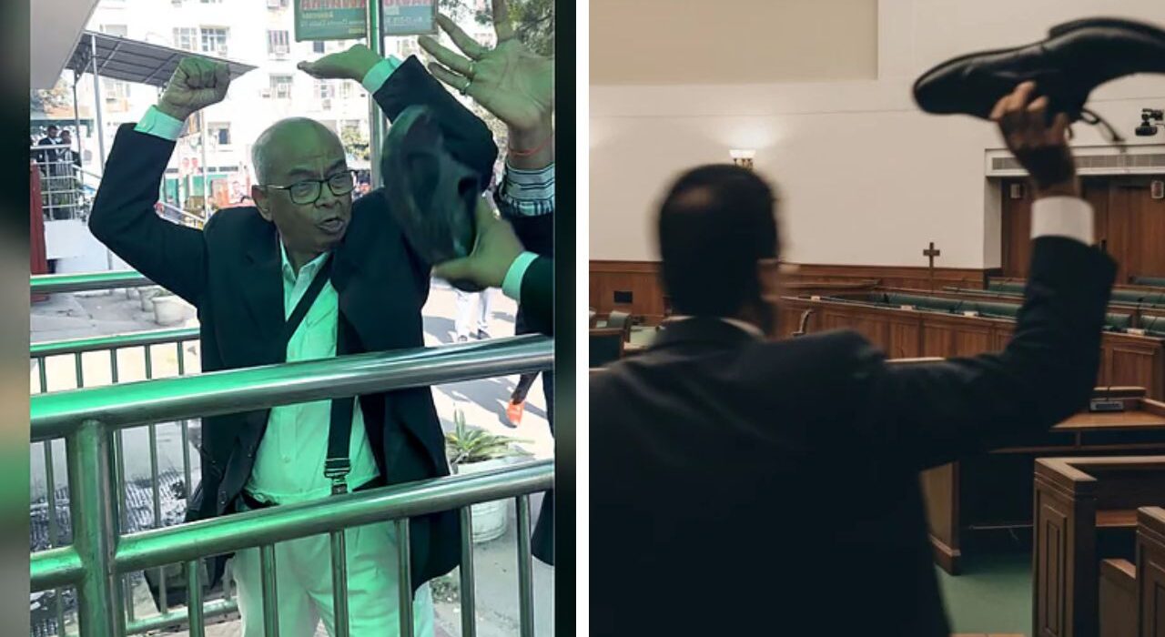 Lawyer Rakesh Kishore Attacked with Slippers at Delhi Court