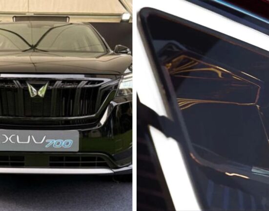 Mahindra XUV700 SUV Launch date Announced ( January 5), Teaser highlights the facelift's exterior design elements