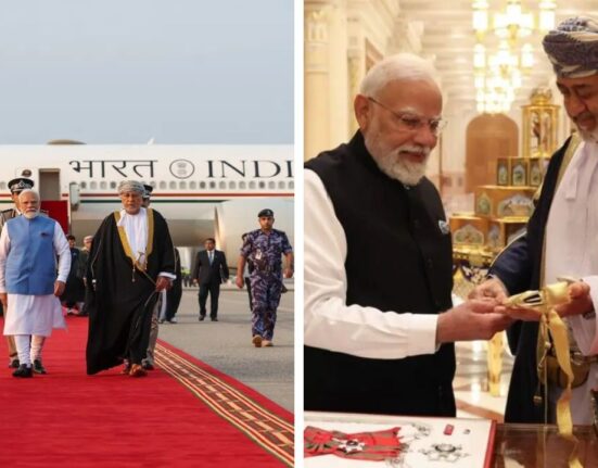 Modi Receives Oman's Highest Honor During State Visit to Muscat