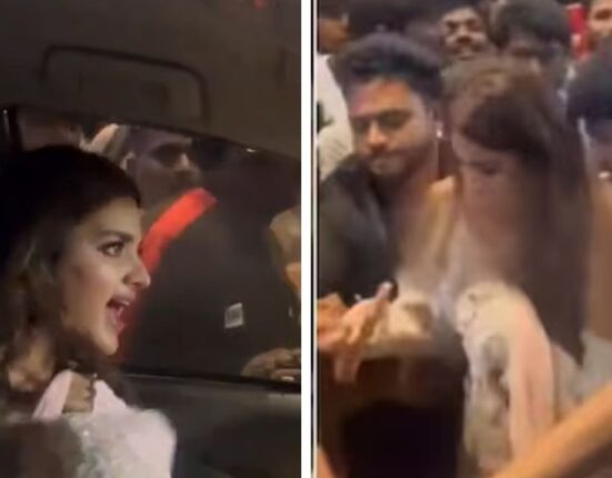 Nidhhi Agerwal Faces Crowd Crush After The RajaSaab Song Launch