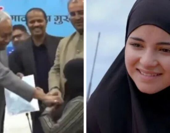 Nitish Kumar Pulls Down Doctor's Hijab at Patna Event