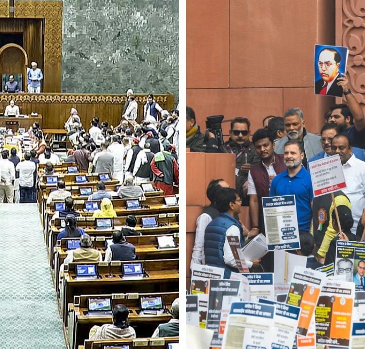 Opposition Protests Disrupt Parliament's Winter Session Opening