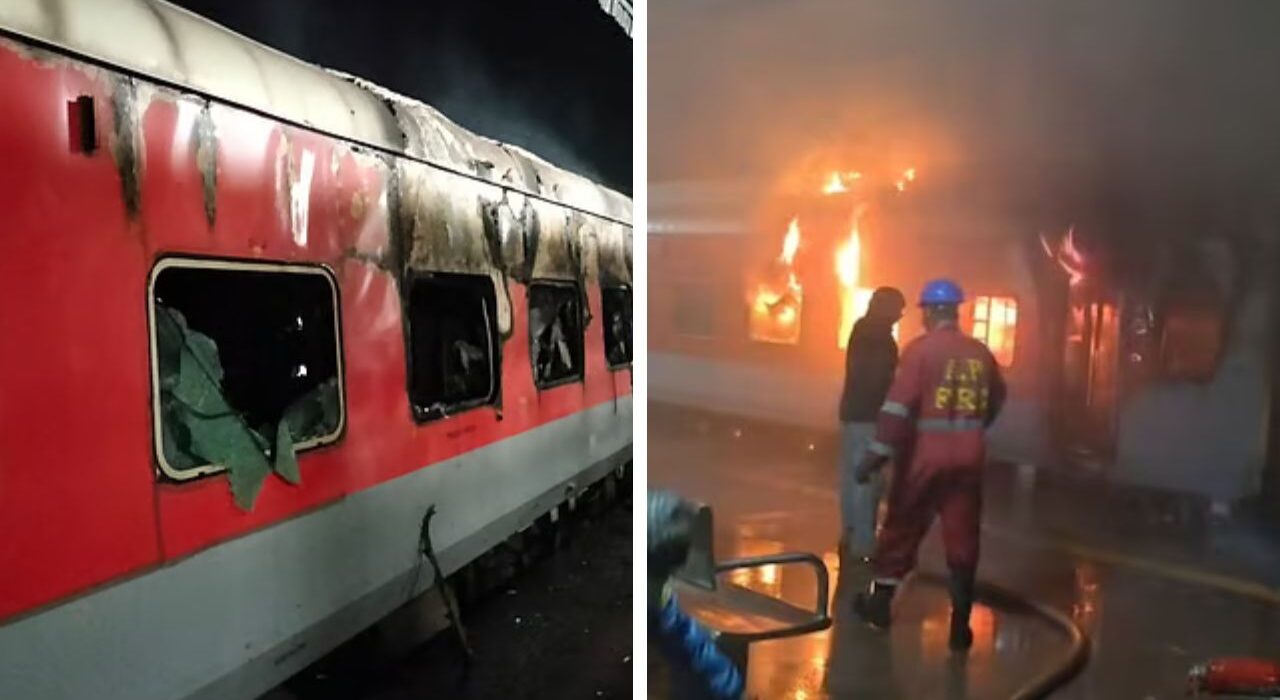 Fire Kills Passenger on Tatanagar-Ernakulam Express Near Andhra Station