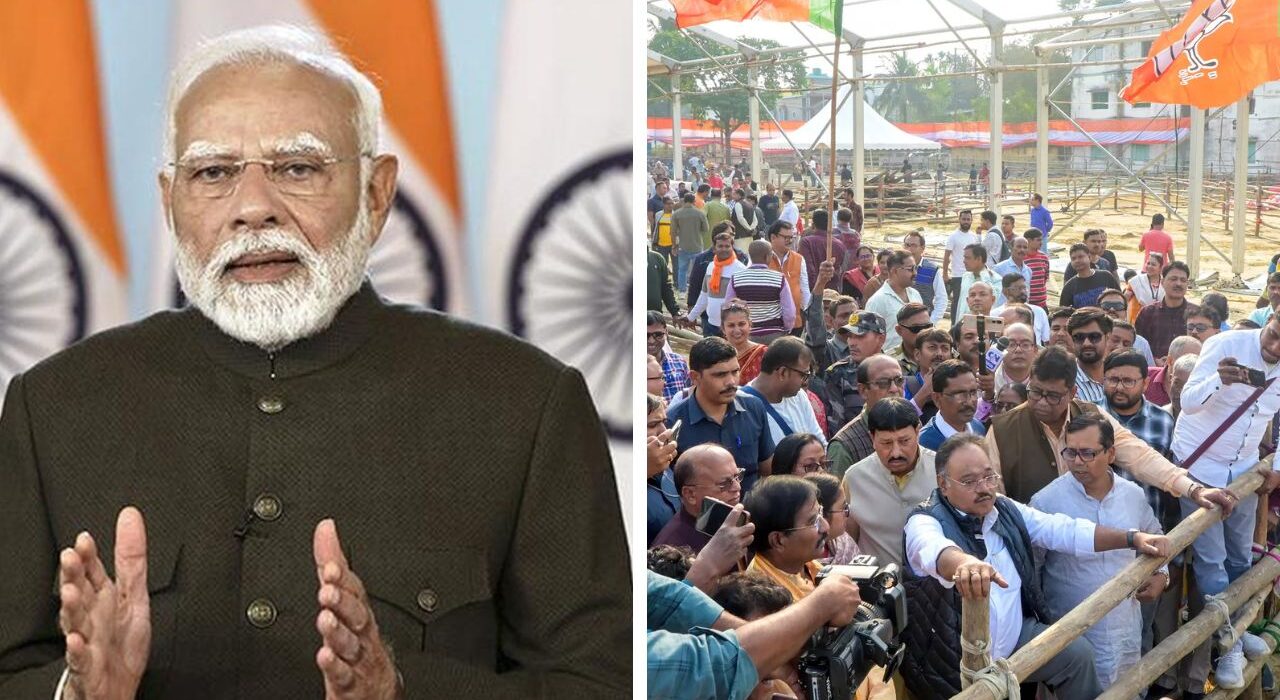 PM Modi Chopper Unable to Land Due to Fog, Addresses Bengal Rally Virtually