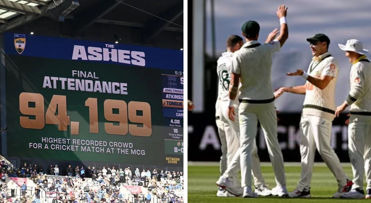 Record 94,199 Fans See 20 Wickets Fall on Epic Boxing Day Ashes Day 1