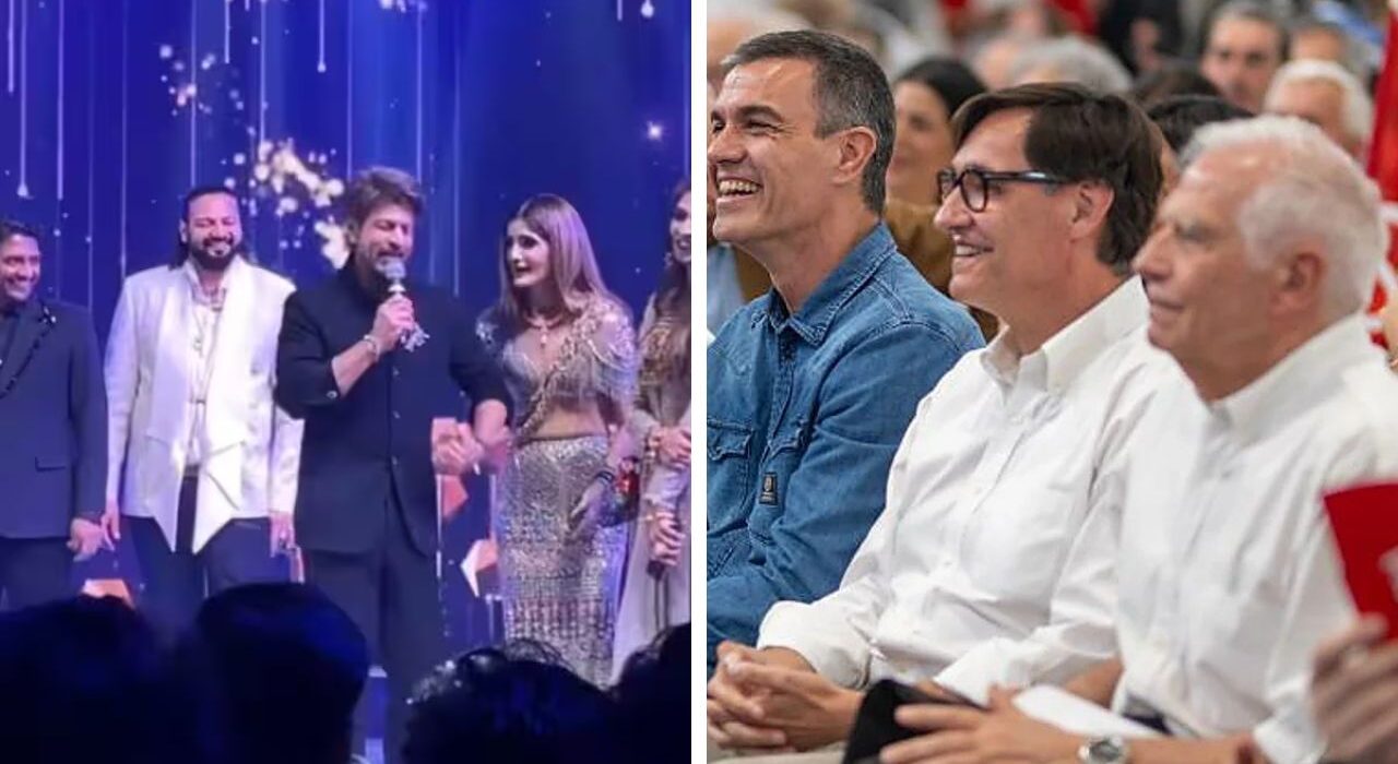 Shah Rukh Khan Teased Over Vimal Ads at Delhi Wedding Sangeet