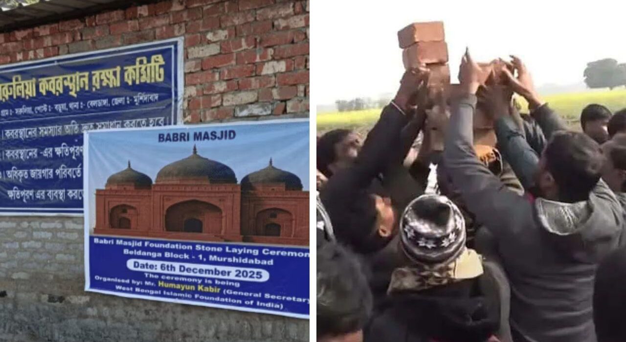 Suspended TMC MLA Kabir Lays Foundation for Babri-Style Mosque in Beldanga