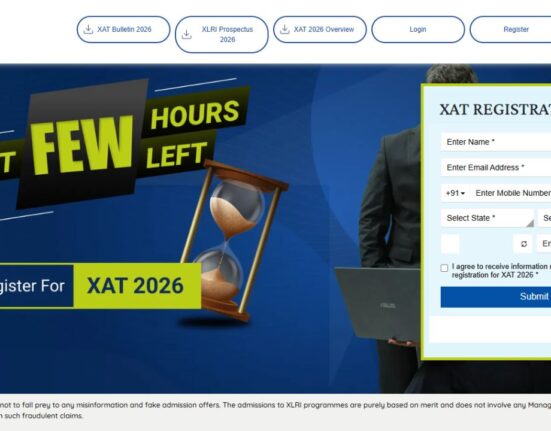XAT 2026 Registration close today, Apply before late