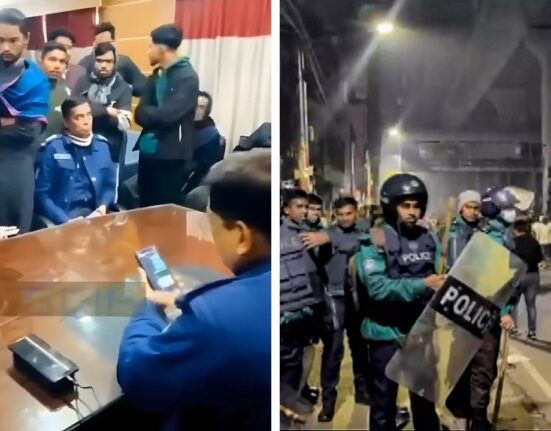 Bangladesh Student Boasts of 2024 Hindu Officer's Lynching in Police Station Video