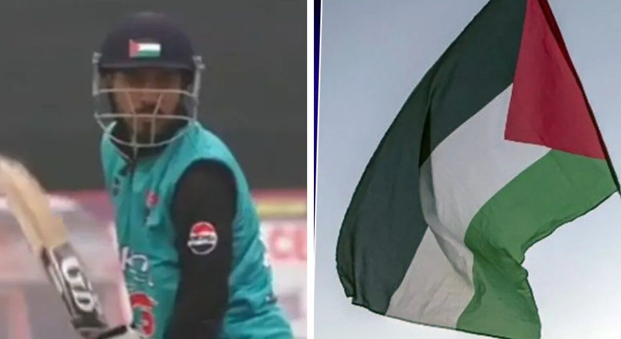Cricketer Summoned for Palestinian Flag on Helmet in J&K Match