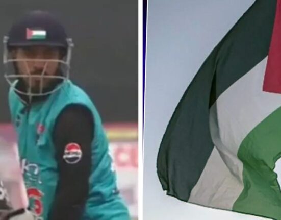 Cricketer Summoned for Palestinian Flag on Helmet in J&K Match