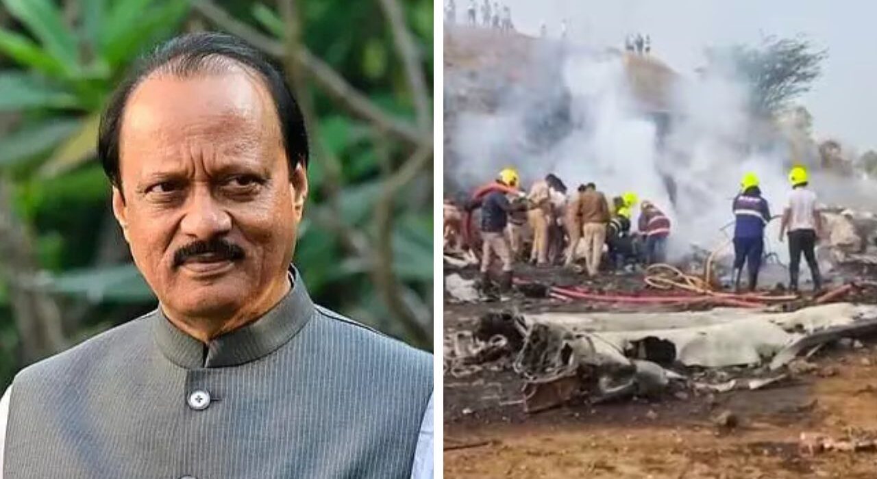 Maharashtra Deputy CM Ajit Pawar with 5 Others Killed Pune Plane Crash