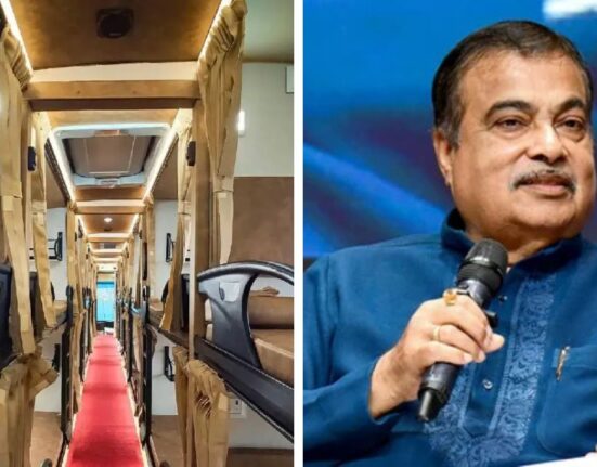 New Safety Provisions for Sleeper Buses Announced by Nitin Gadkari