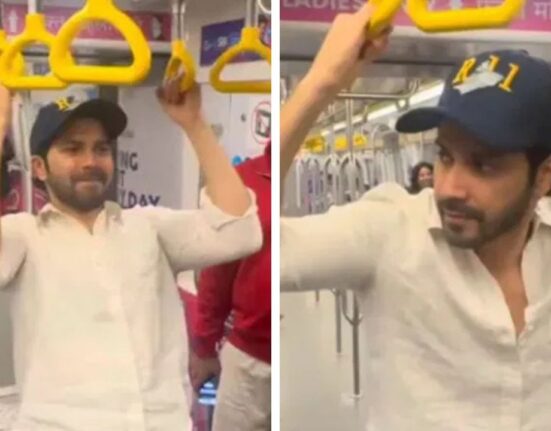 Varun Dhawan Tests Fame in Mumbai Metro, Fined for it