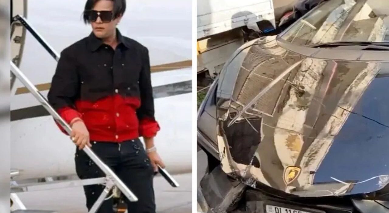 Speeding Lamborghini Crashes into Pedestrians and Vehicles on Kanpur VIP Road, injured 6