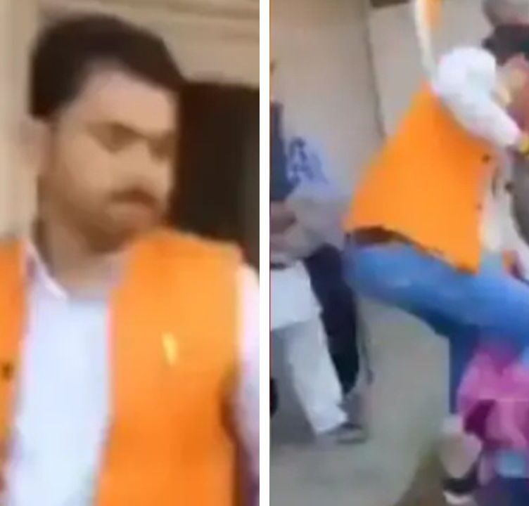 BJP Leader Caught on Video Assaulting Woman Over Market Stall in Madhya Pradesh