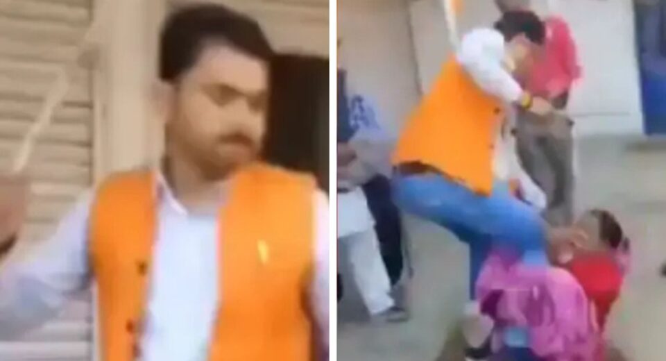 BJP Leader Caught on Video Assaulting Woman Over Market Stall in Madhya Pradesh