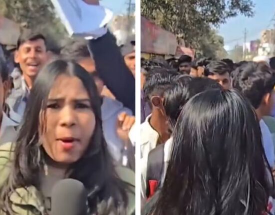 Class 12 Students Harassed Female Reporter Outside Bihar Exam Center