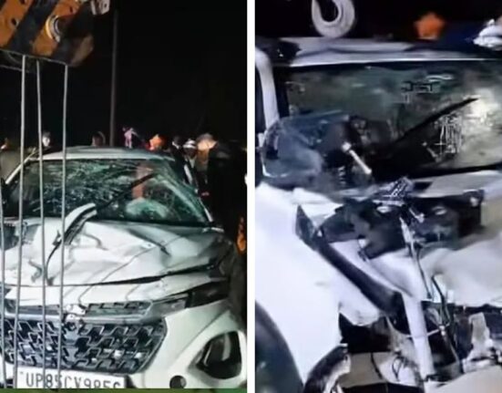 Four Young Men Die in Mathura Car Crash into Canal