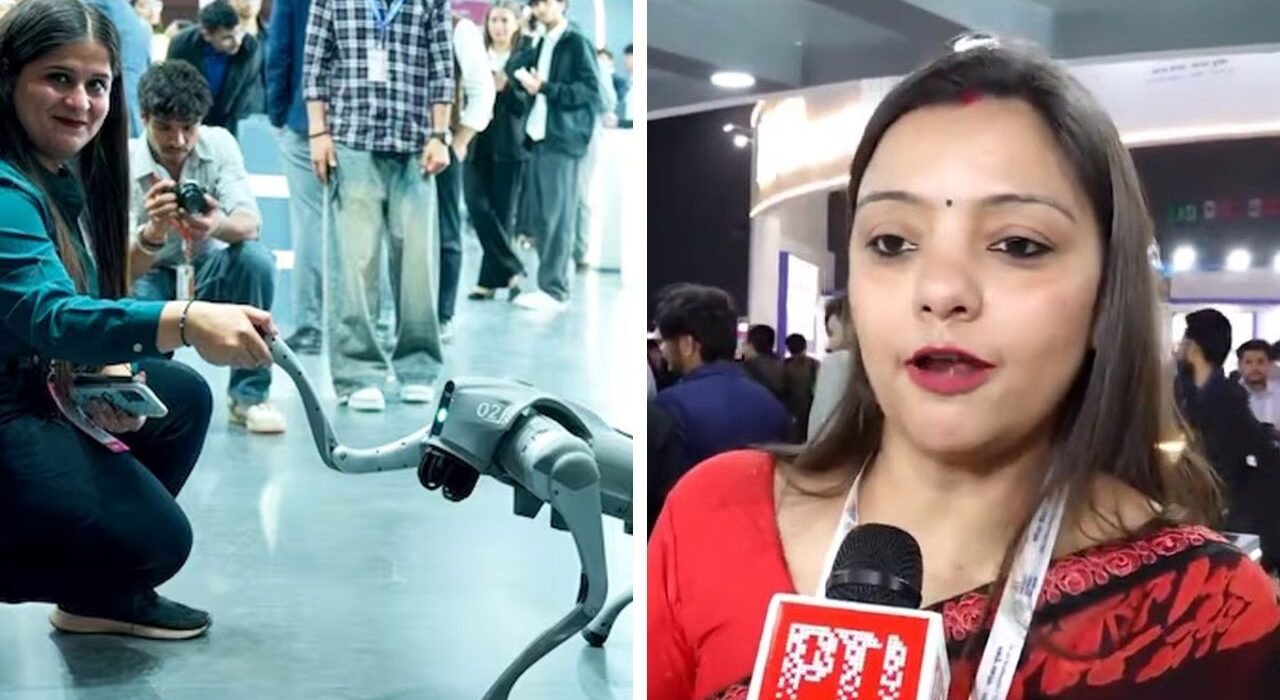 Galgotias University Removes Stall After Showcasing Chinese Robot Dog as Indian Innovation