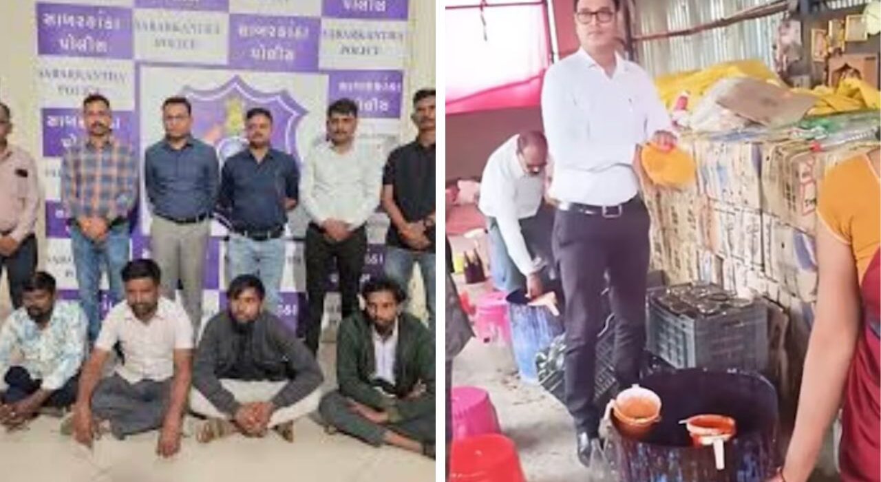 Gujarat Police Bust Fake Milk Factory Mixing Detergent and Urea, Seized Items worth 71 lakh