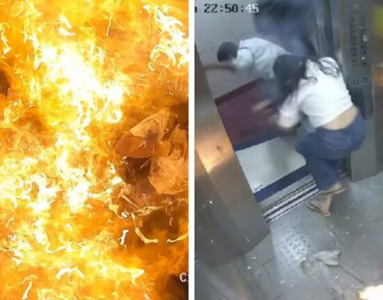 Hydrogen Balloons Burst into Flames in Mumbai Elevator, Injuring Two