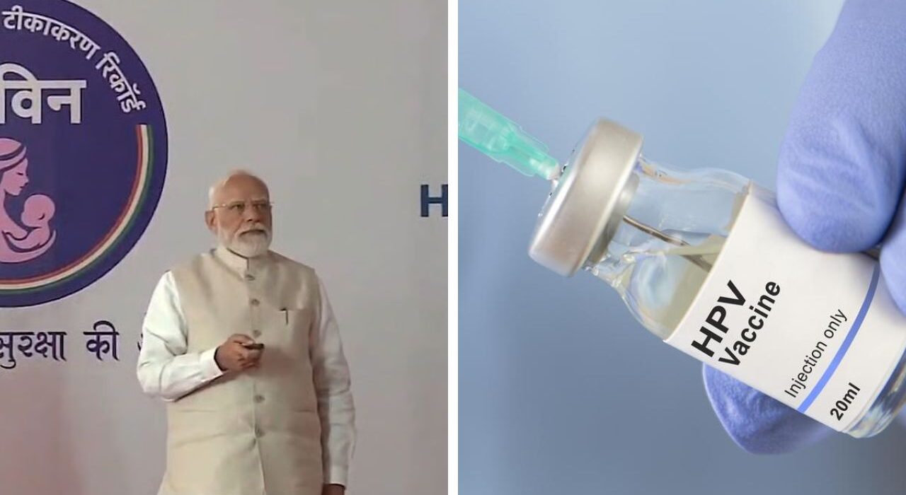 Modi Launches National HPV Vaccine Drive for Girls to Fight Cervical Cancer
