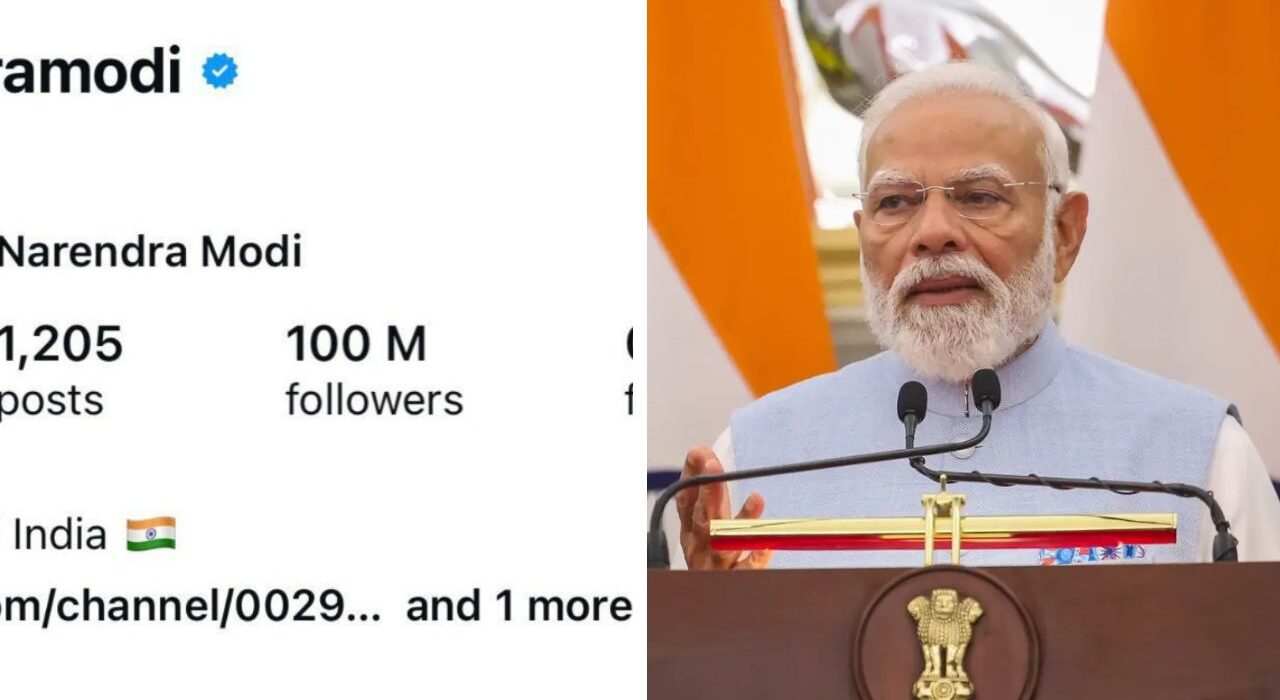 PM Modi Breaks Global Record, First World Leader to Hit 100 Million Followers on Instagram
