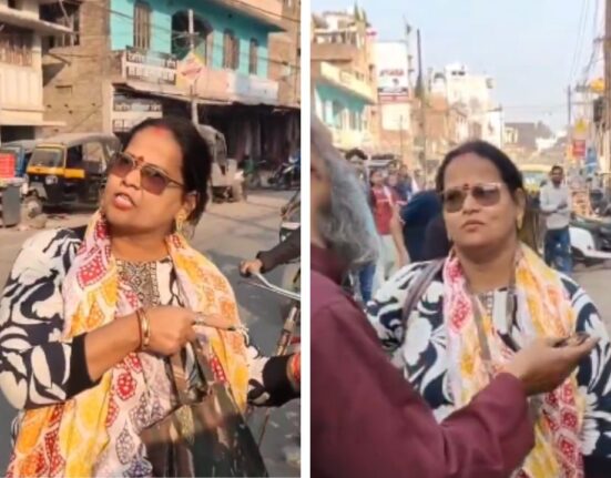 Psycho Mother Forced Crying Daughter to Carry Bricks in Bihar Market