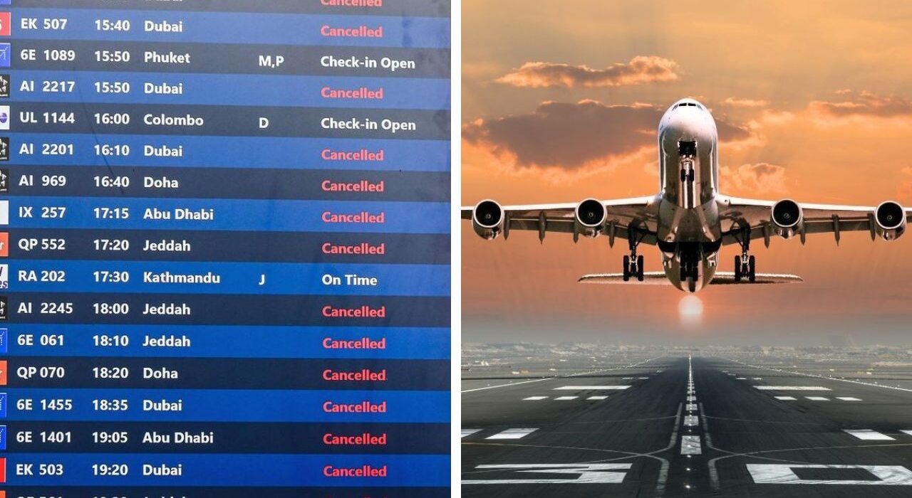350 Flights Cancelled: Indian Airlines Suspend Services to West Asia, Other Routes