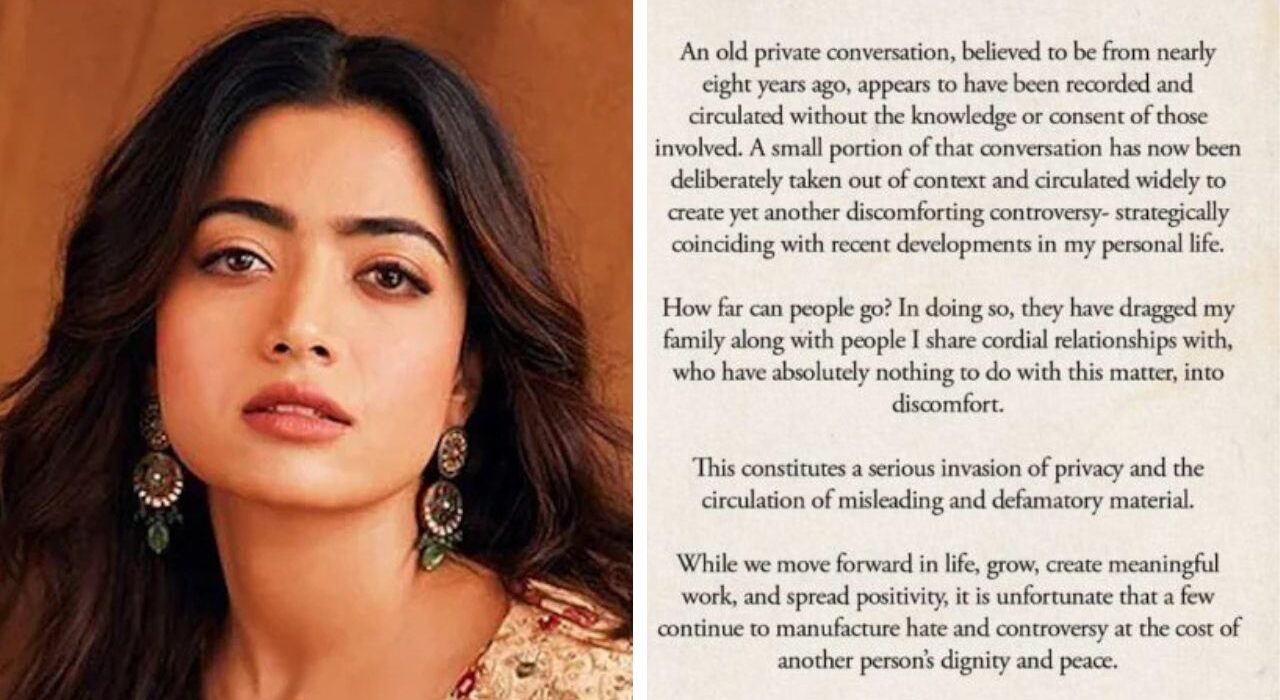 Audio Clip Revives Rashmika Mandanna 2018 Breakup with Rakshit Shetty