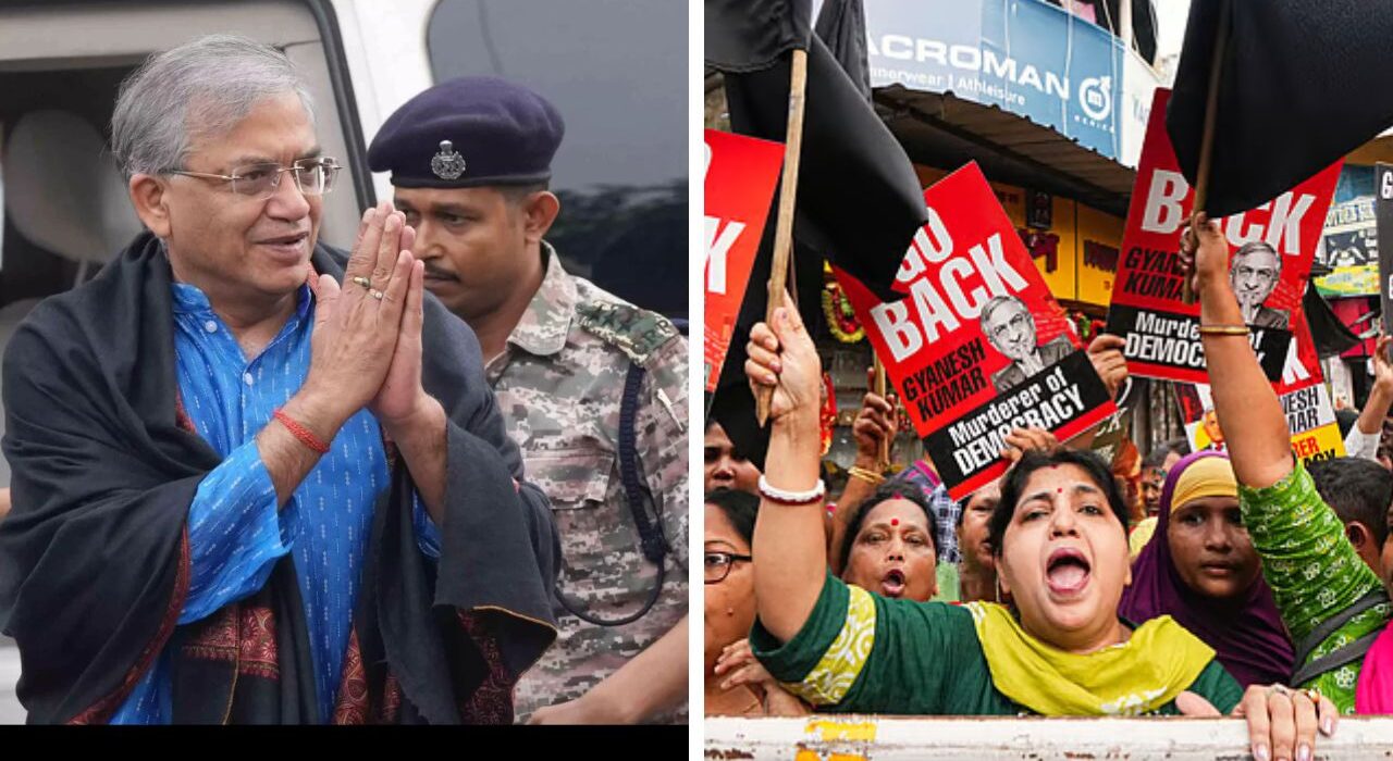 Election Chief Gyanesh Kumar Faces Protests in Kolkata Over Voter List Row